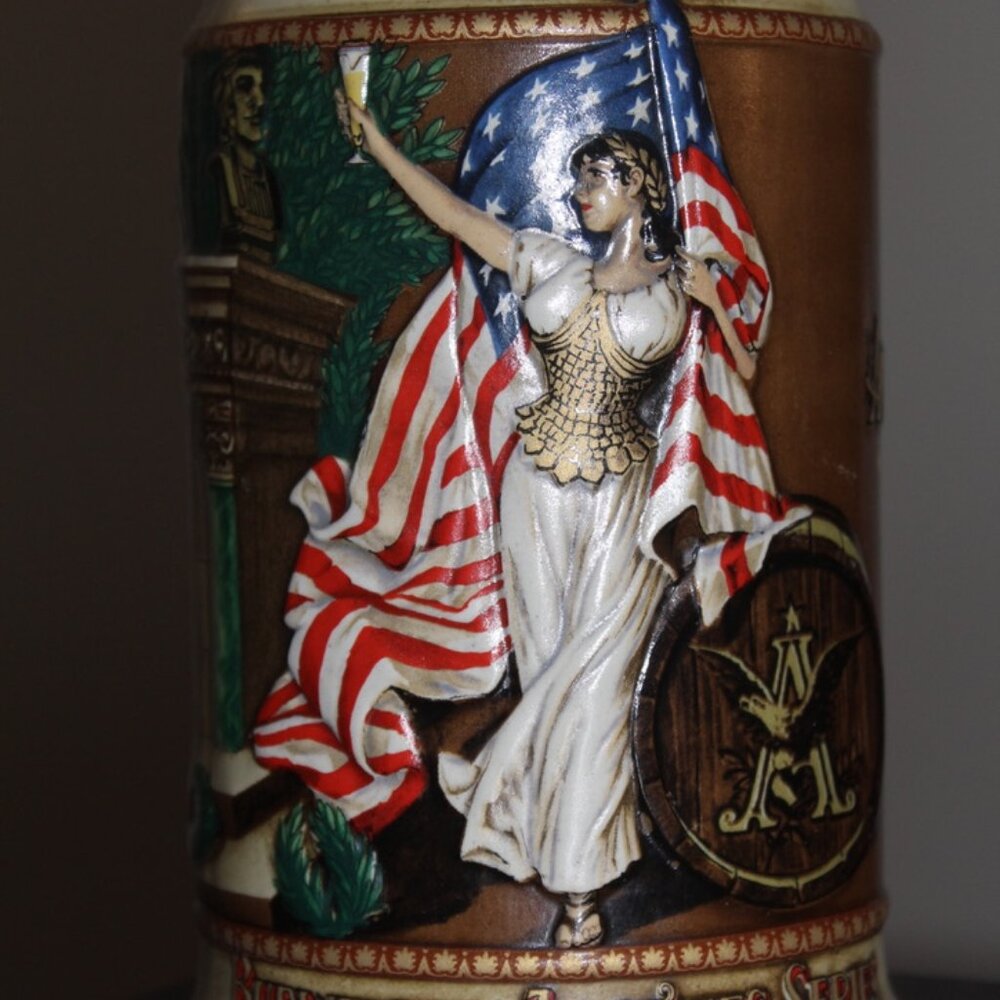 1992 Anheuser Busch Budweiser Archives 1893 Columbian Exposition Beer Stein/Mug